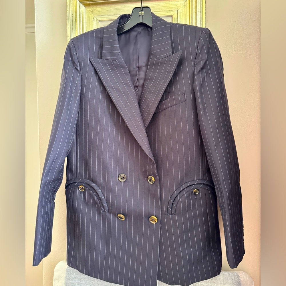 BLAZÉ MILANO J-Class Everyday Pinstripe Blazer